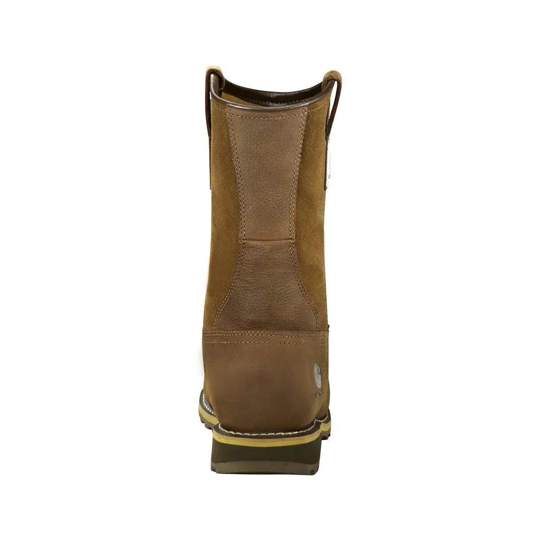 10" TRADITIONAL WELT SOFTTOE WATERPROOF WELLINGTON PULLON BOOT BROWN