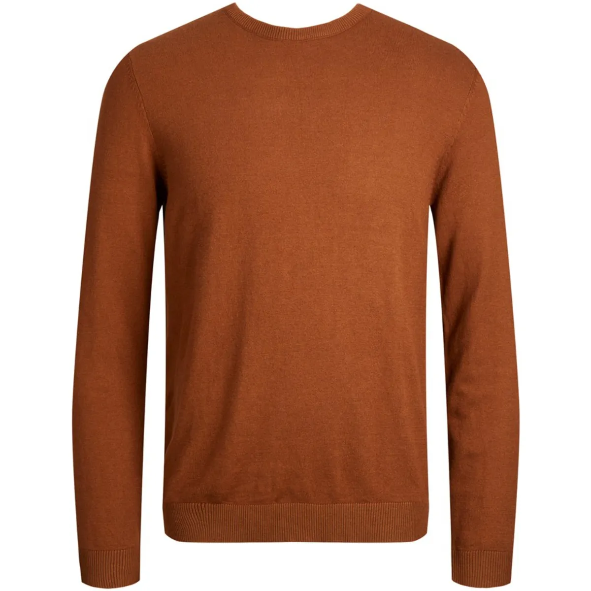 12194859 PKTBWO BASIC KNIT CREW NECK CAMBRIDGE BROWN