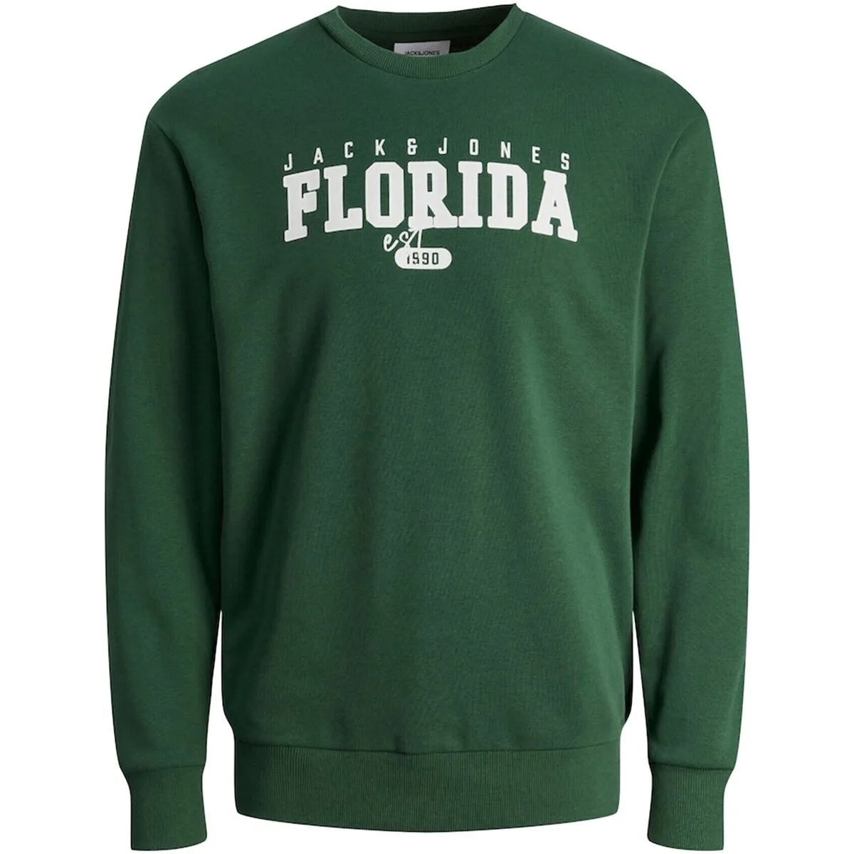 12249270 JJCORY SWEAT CREW NECK DARK GREEN