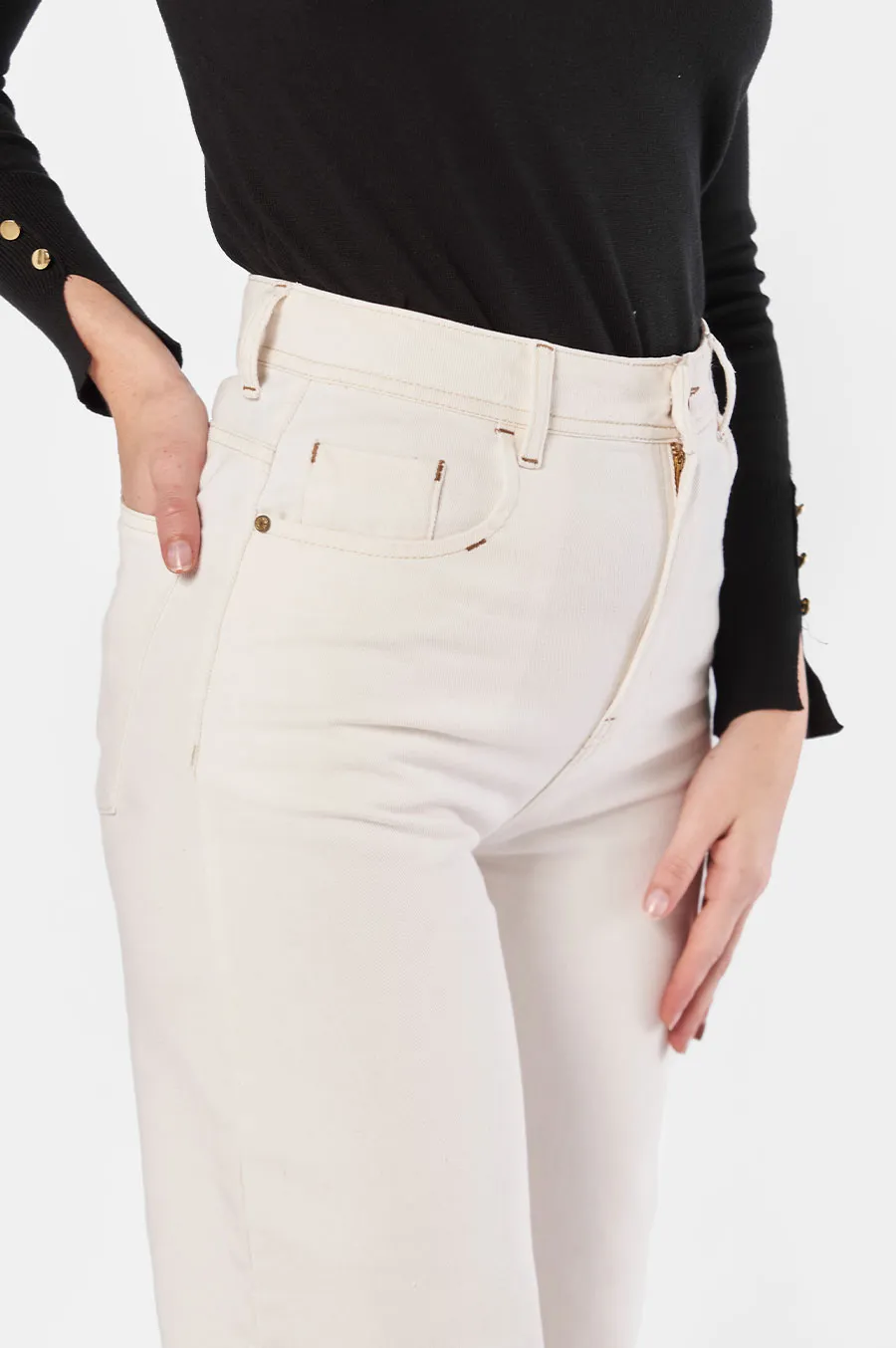 5 BOLSILLOS MIRARI CROP