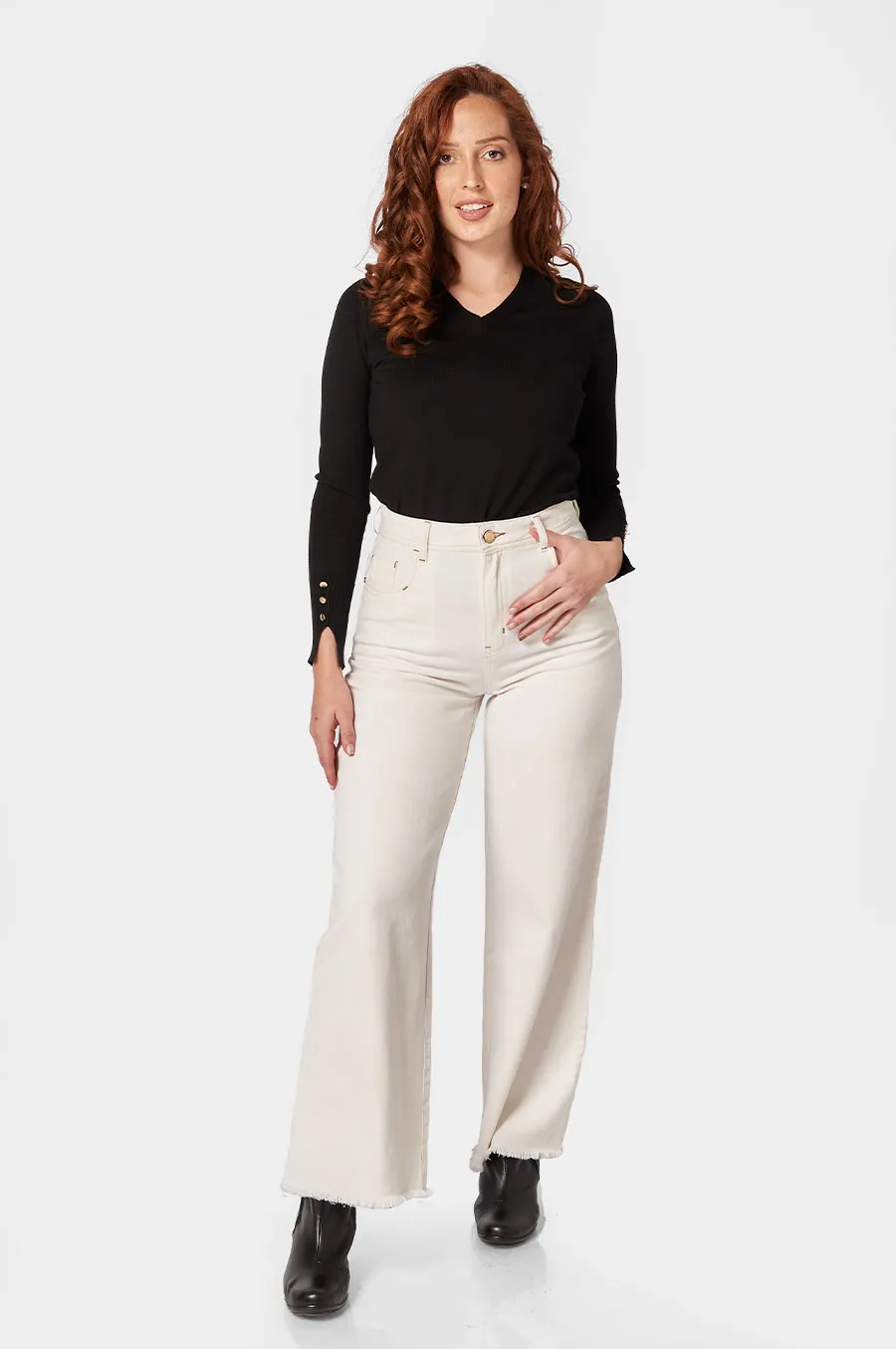 5 BOLSILLOS MIRARI CROP