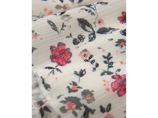 Abercrombie & Fitch Falda estampada Blanco 