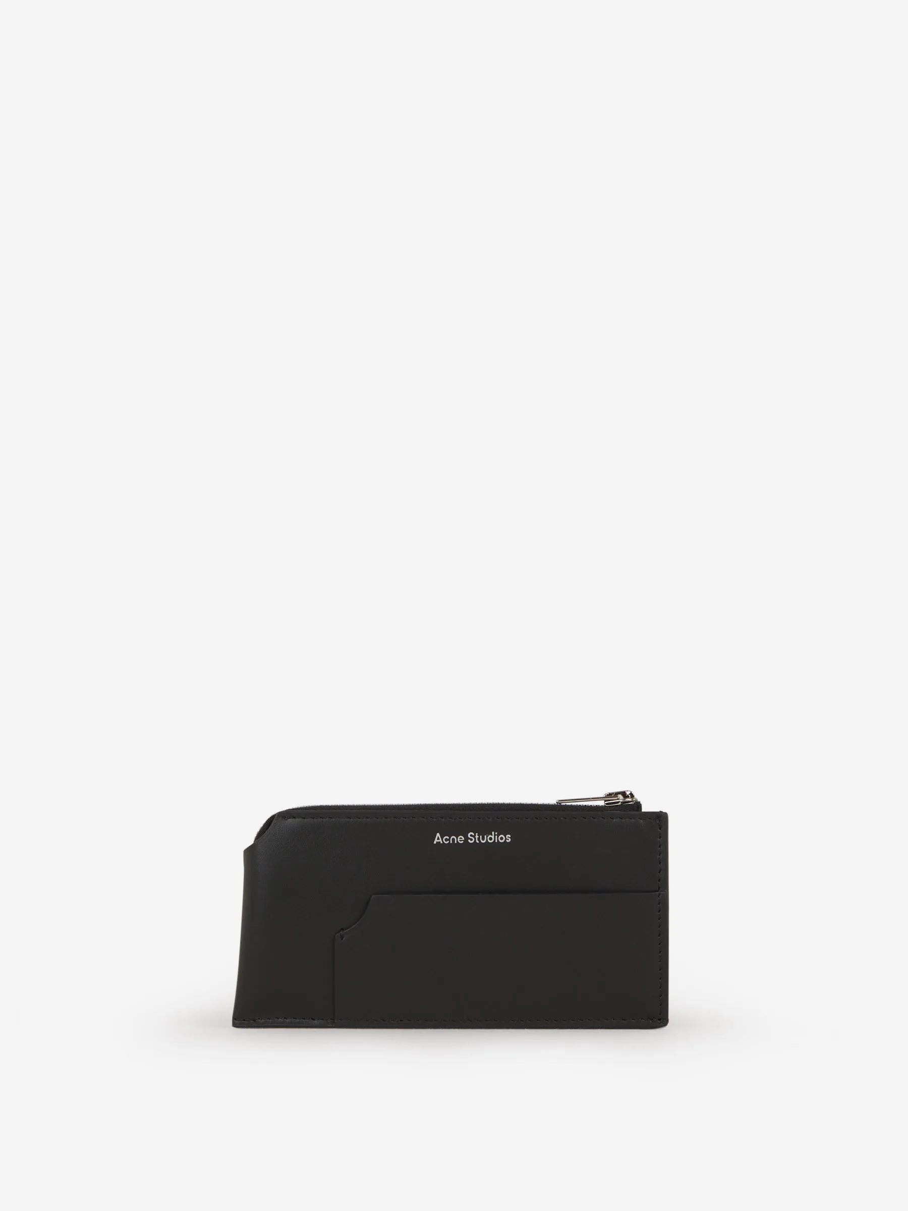 Acne Studios Tarjetero Logo Piel