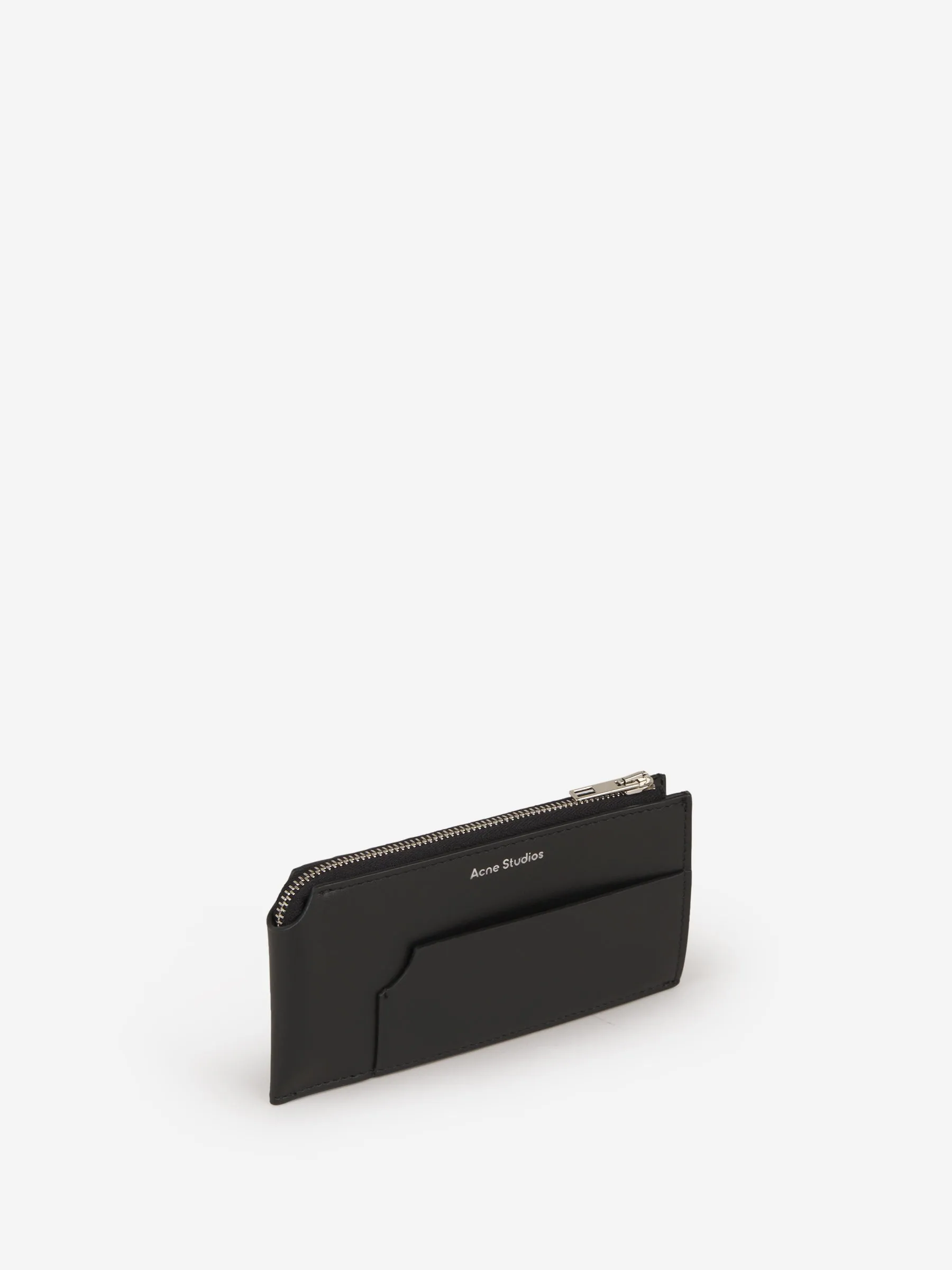 Acne Studios Tarjetero Logo Piel
