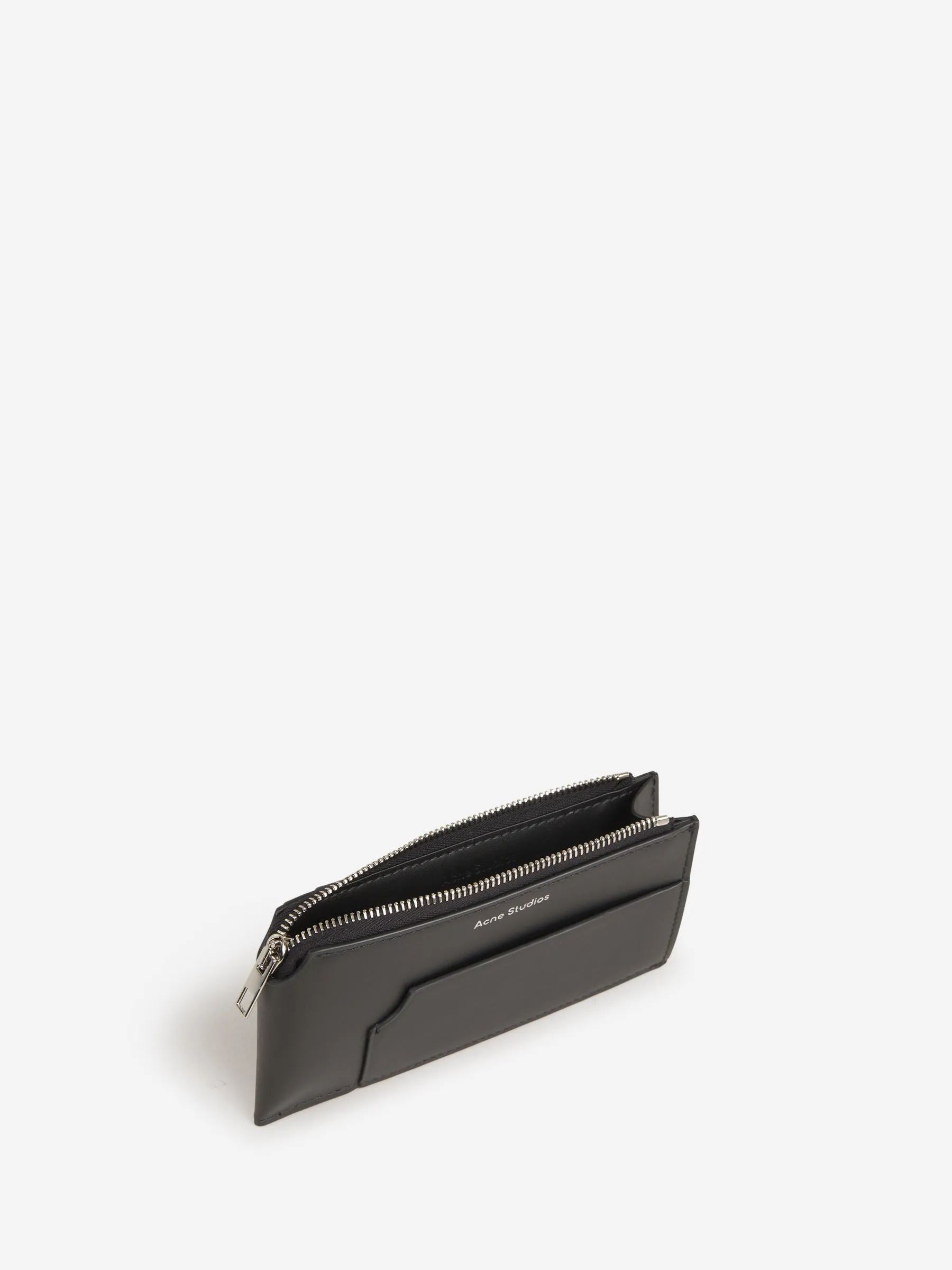 Acne Studios Tarjetero Logo Piel