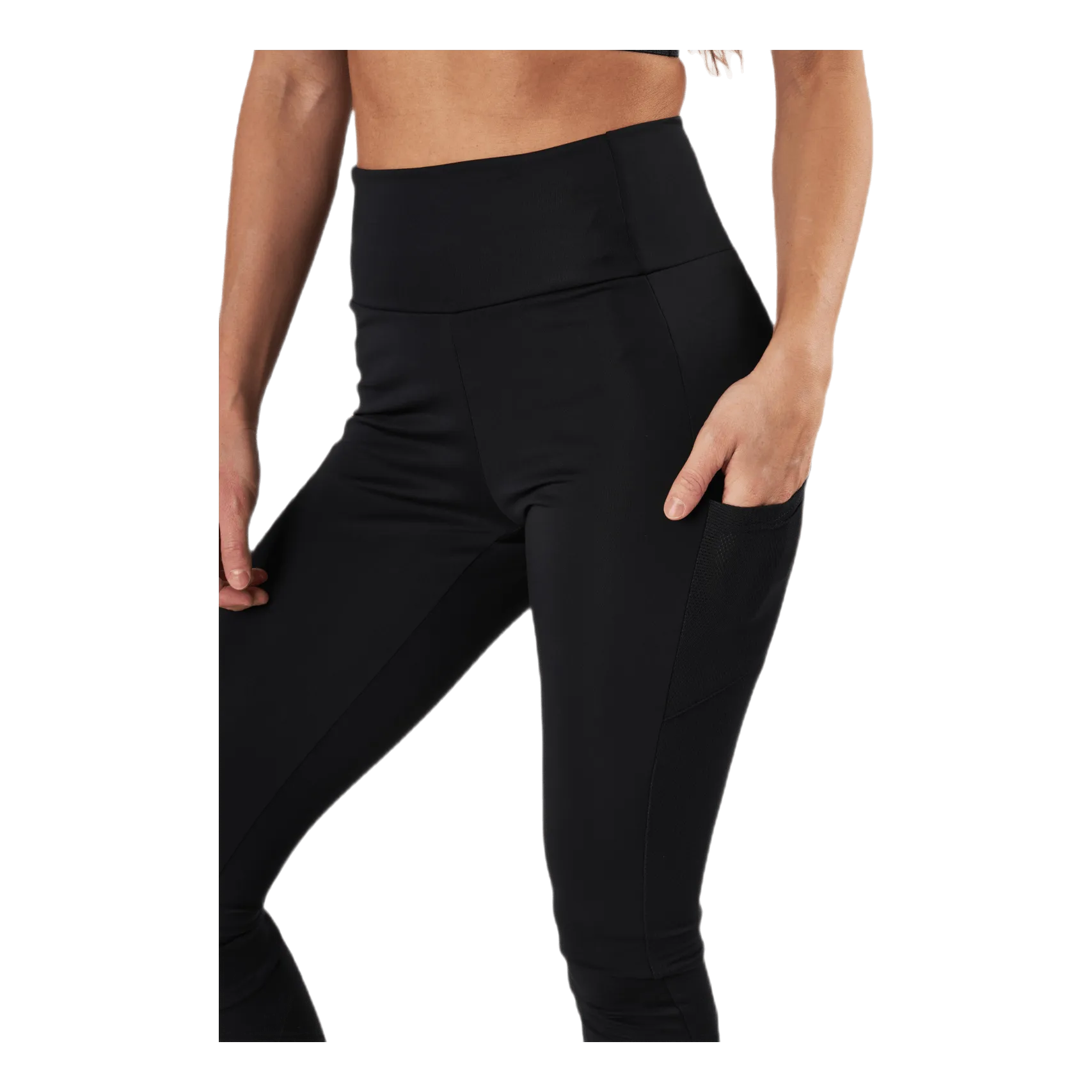 Adidas Big Logo Sport Tights Black / Black / White