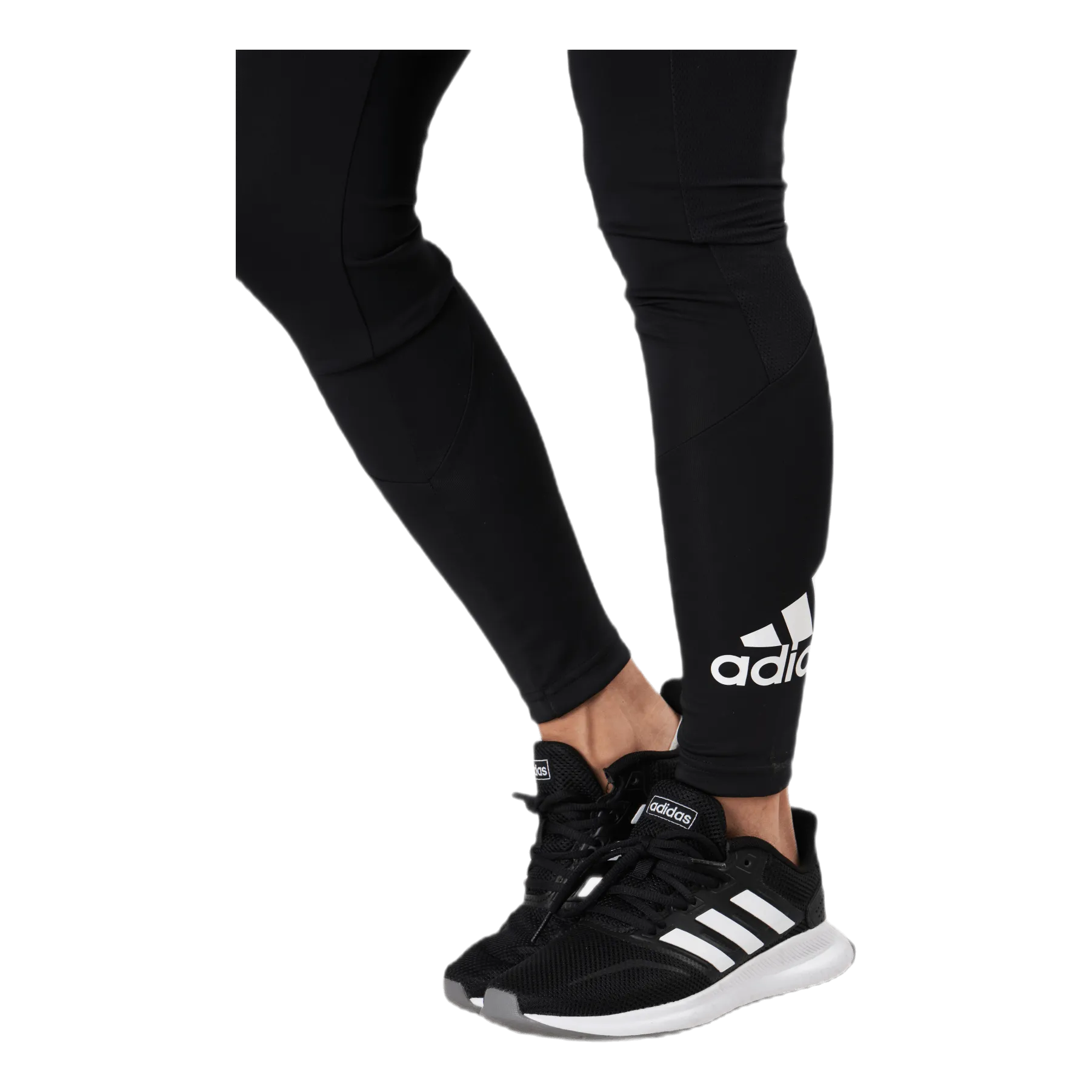 Adidas Big Logo Sport Tights Black / Black / White
