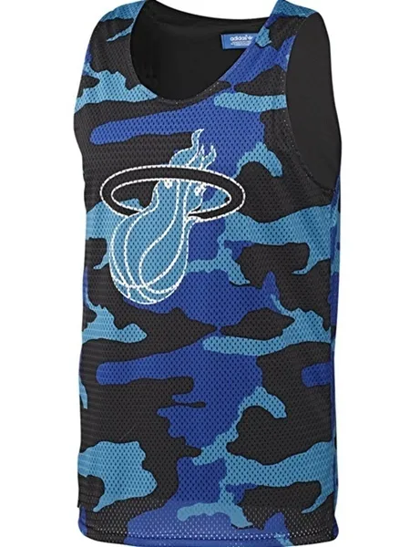 Adidas Camiseta Reversible Miami Mesh (azul/negro/blanco)