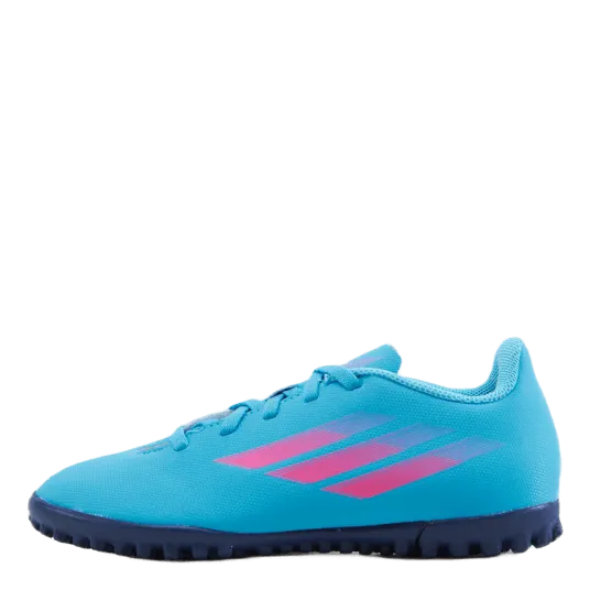 Adidas X Speedflow.4 Tf J Sky Rush/team Shock Pink/legac