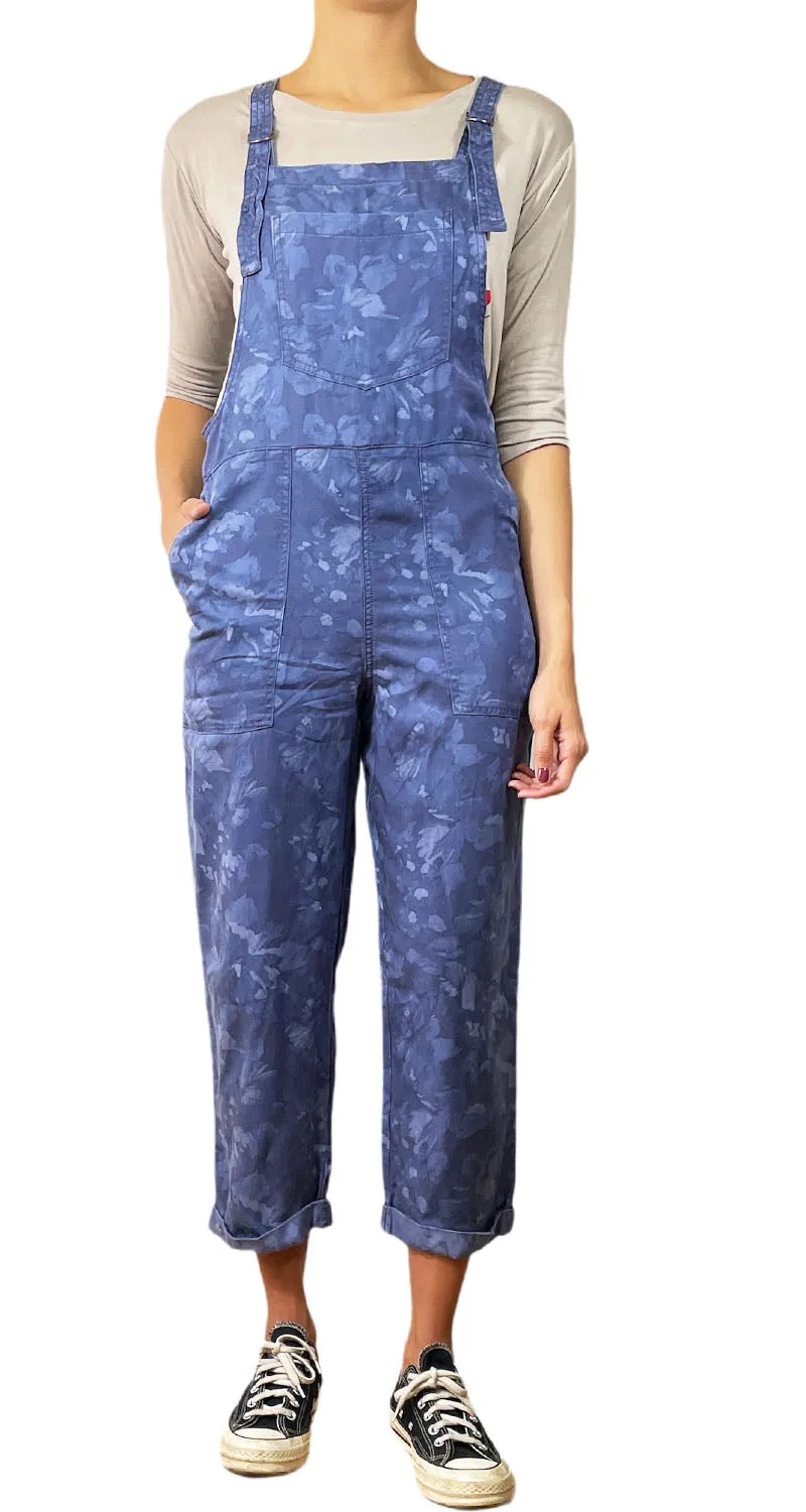AERIE Jardinera Azul Estampada
