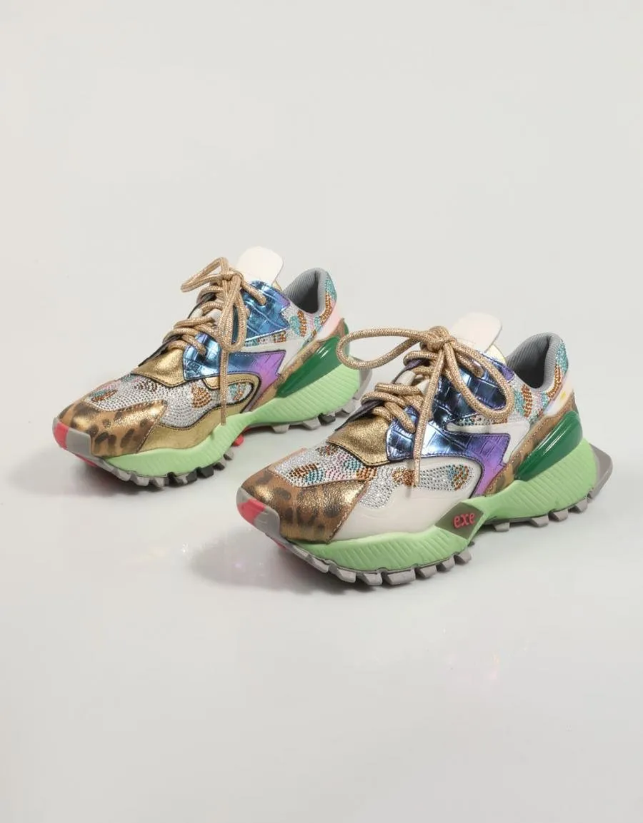  baskets EXE 134 8 en Multicolore 83513