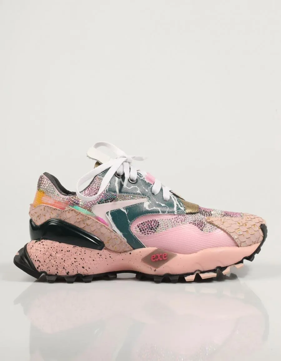  baskets EXE 134 8 en Rose 83514