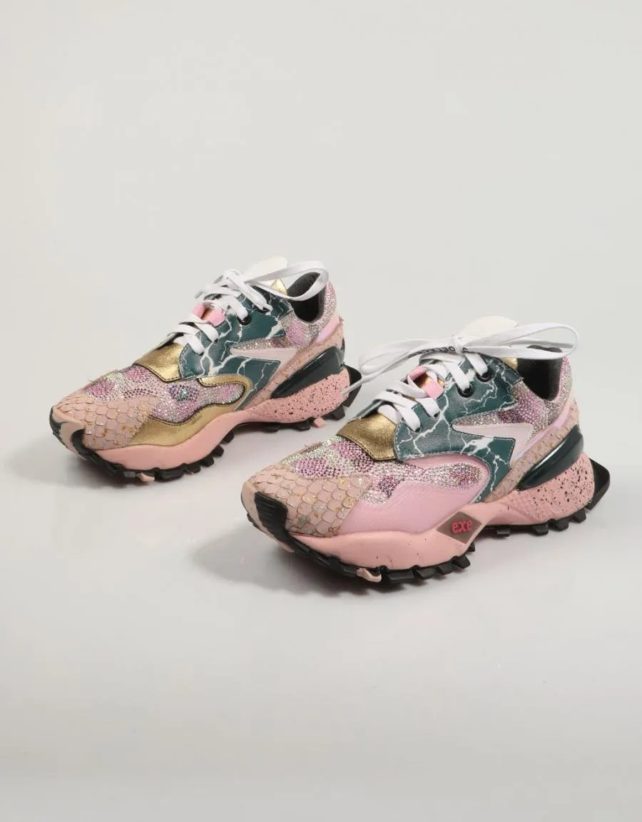  baskets EXE 134 8 en Rose 83514