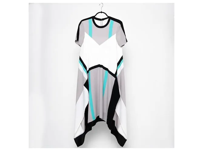 BCBG MAX AZRIA BCBGMAXAZRIA PASARELA CAIT LMQ62DO07  36 VESTIDO LARGO MEDIO DOVE GRIS 