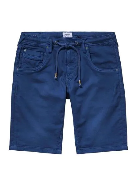 bermudas pepe jeans jagger azul para hombre