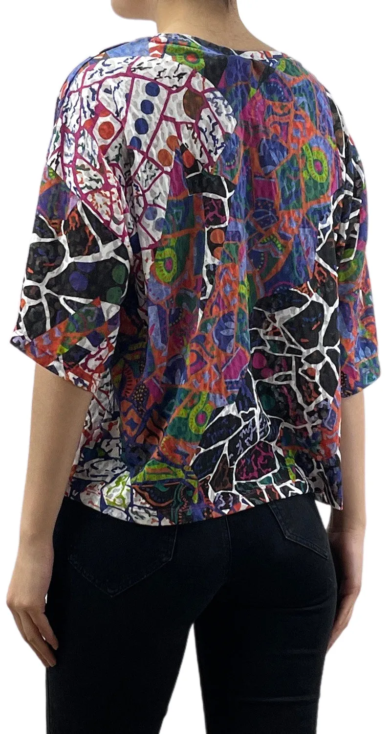 BIMBA Y LOLA Polera Estampada Multicolor