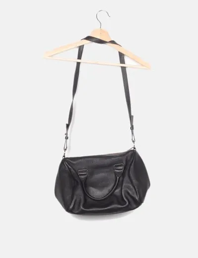 Bimba&Lola Bandolera negra piel