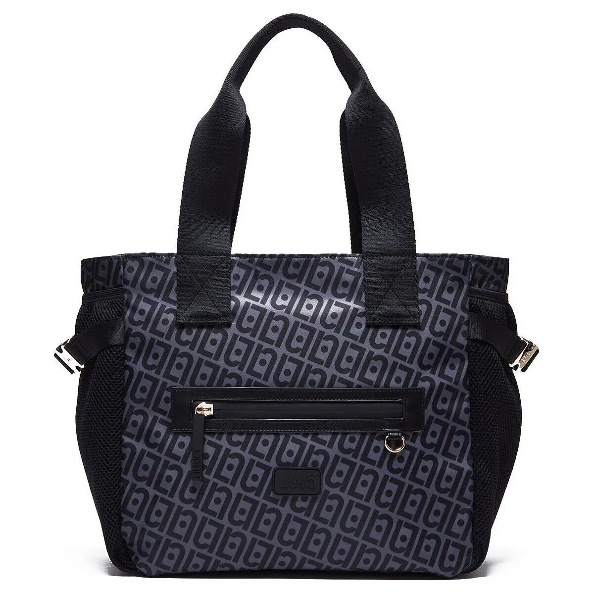 Bolso tote de nailon con logotipo