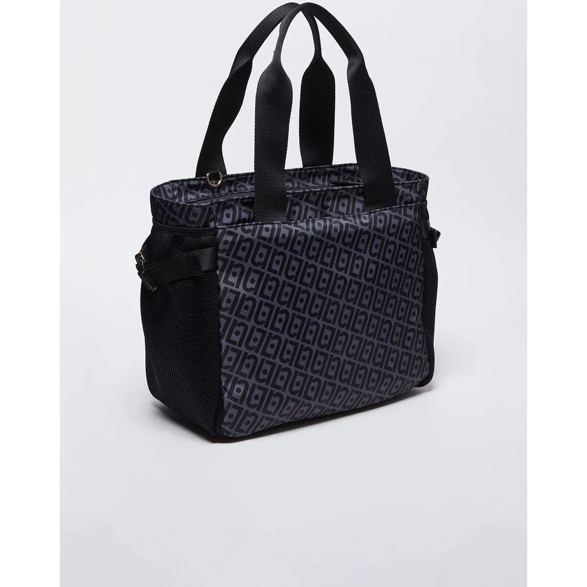 Bolso tote de nailon con logotipo