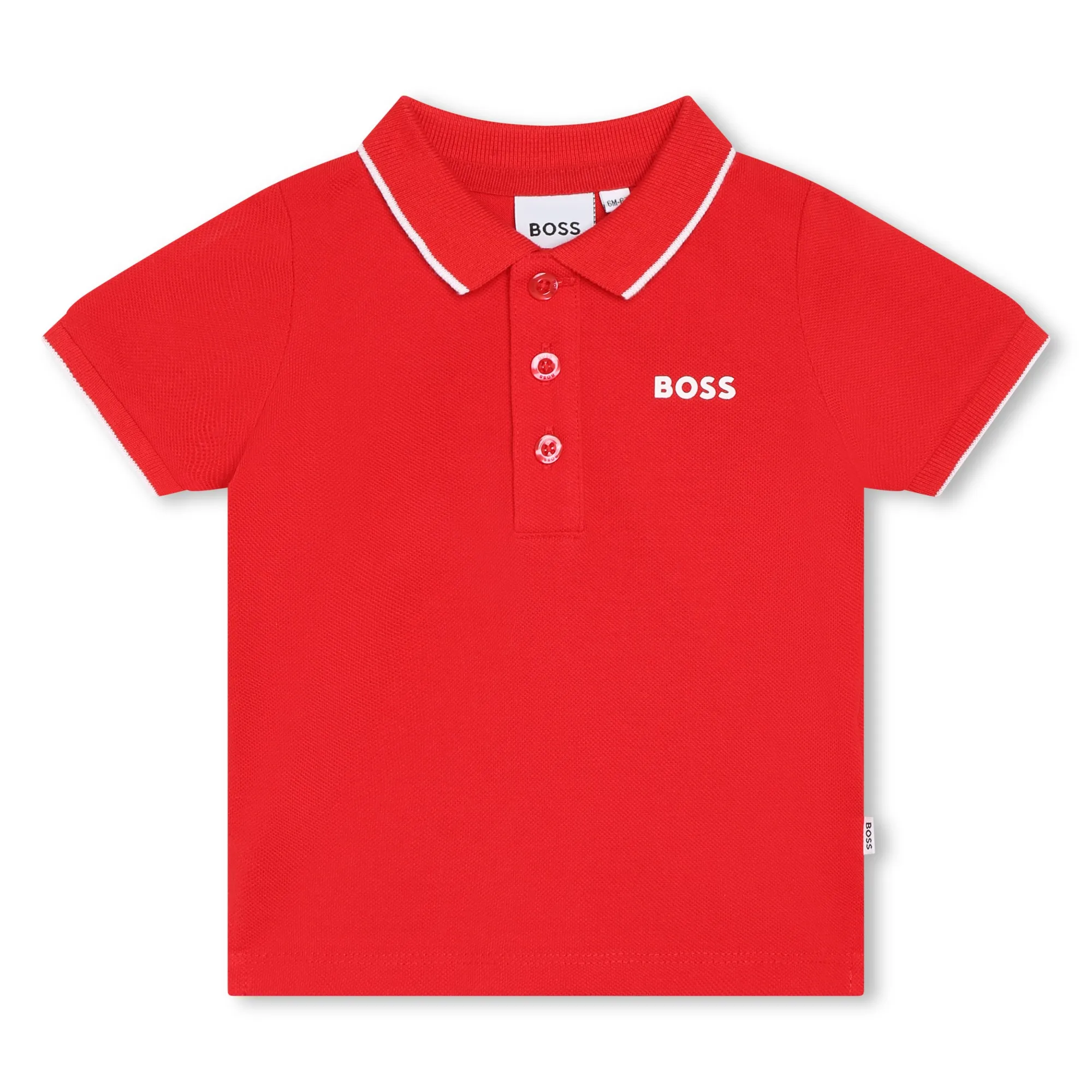 BOSS Polo algodón de manga corta