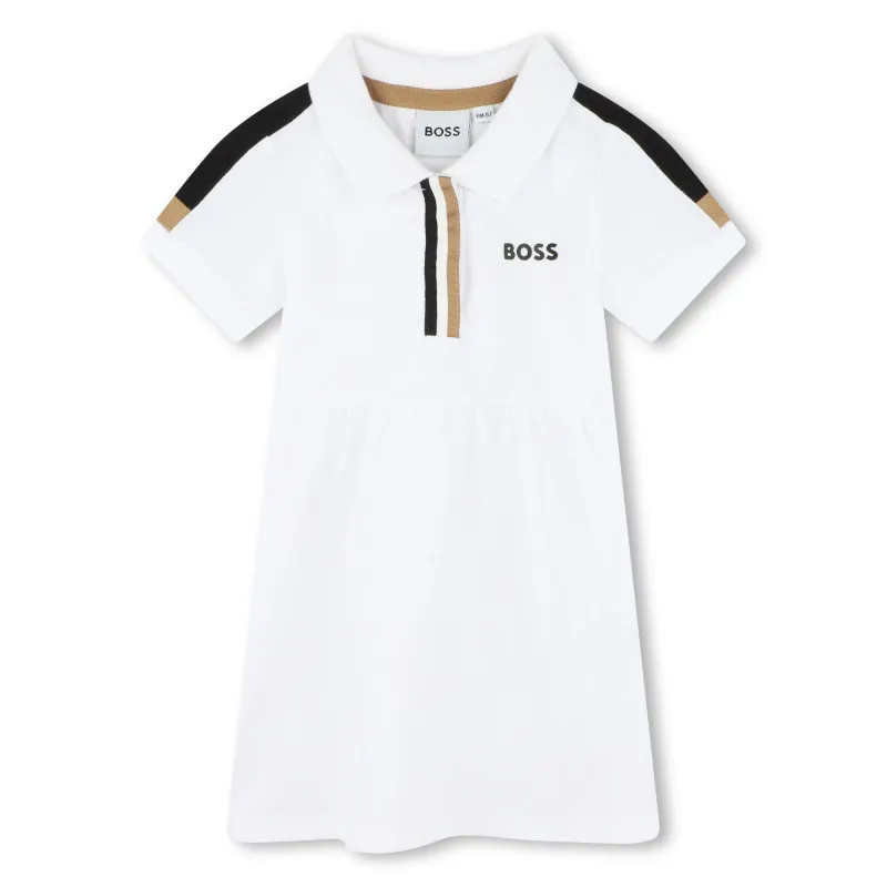 BOSS Vestido polo de manga corta