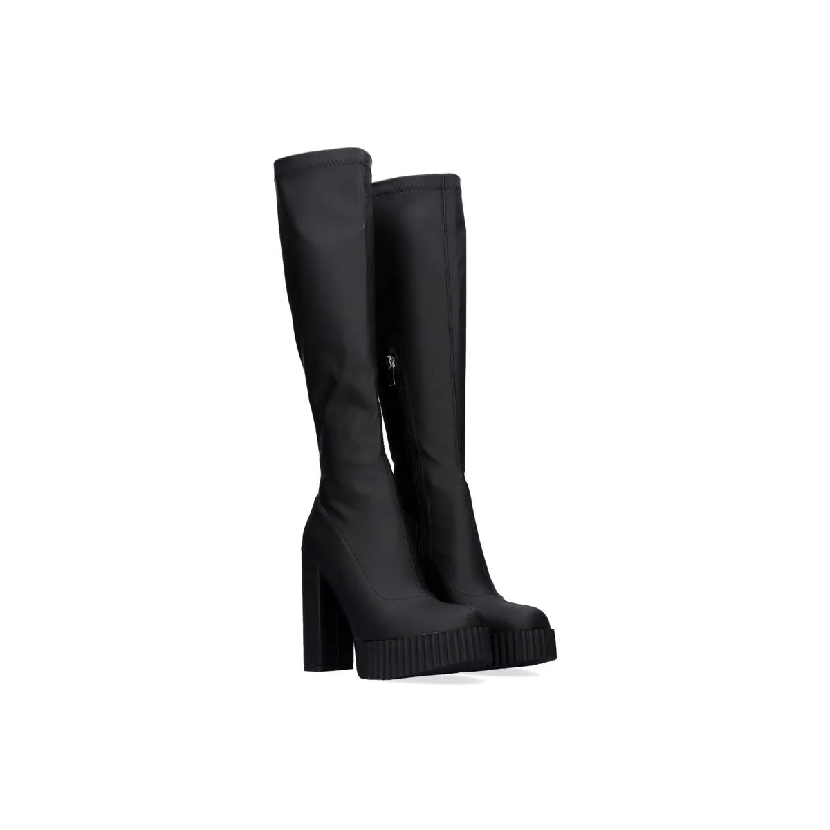 BOTA ALTA CON TACÓN T5212L1478 NEGRO