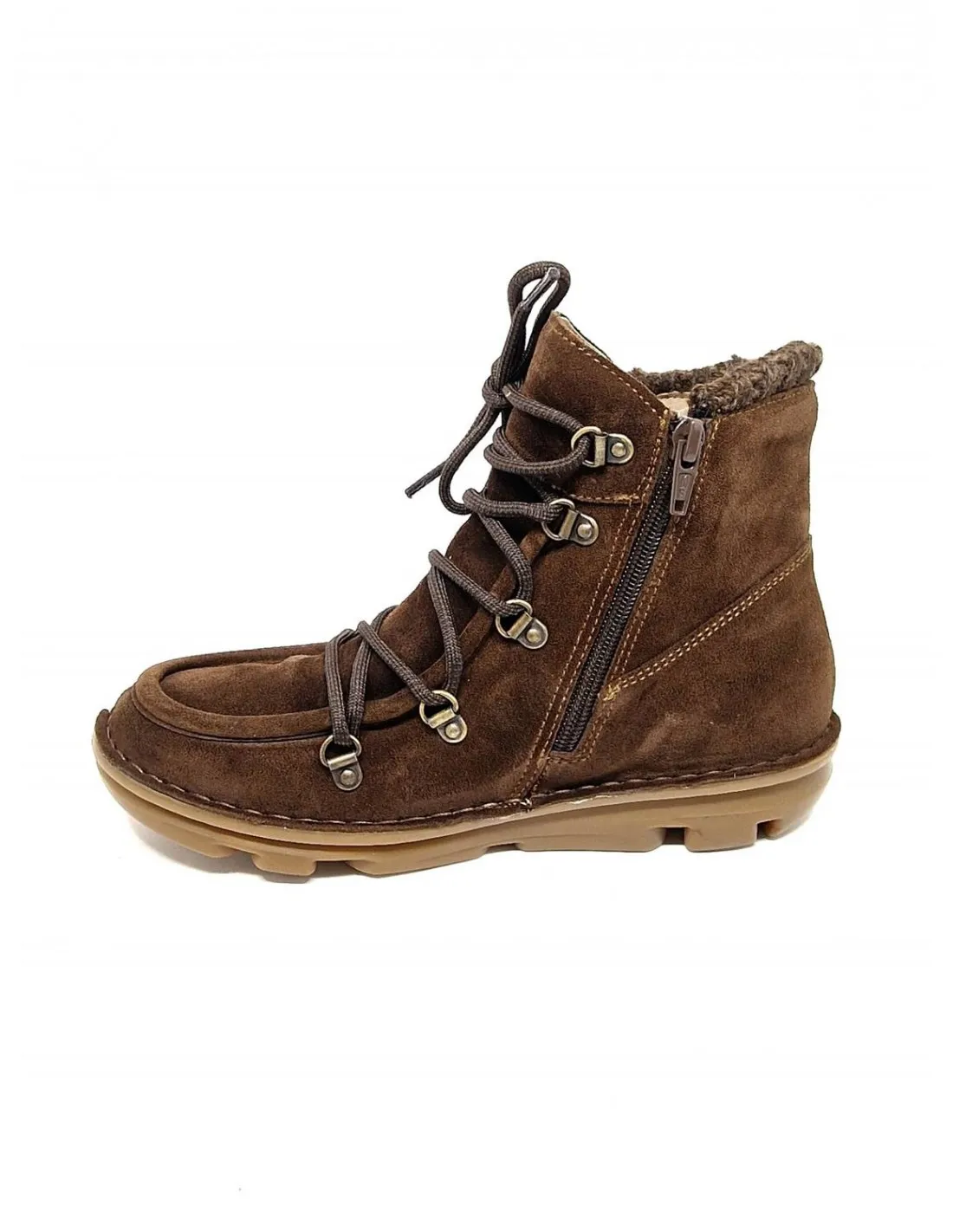Bota de mujer On Foot en marrón 30623