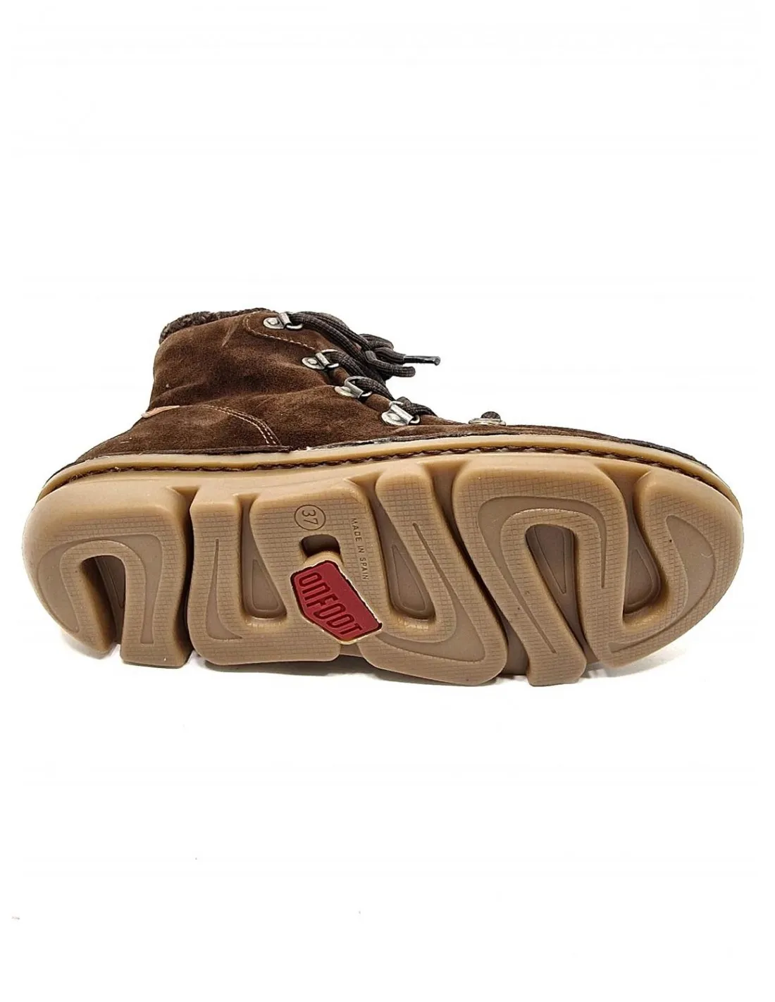 Bota de mujer On Foot en marrón 30623