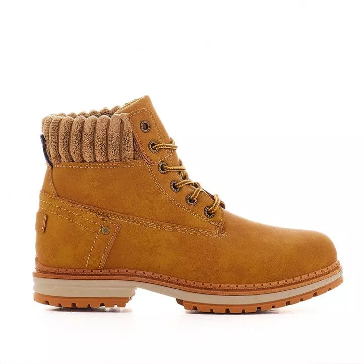 BOTINES PLANOS STAY MARRONES DE ESTILO MONTAñA A57832