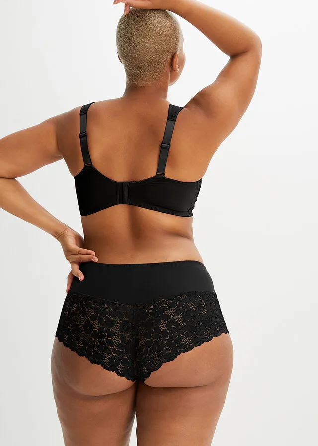 Braga maxi con poliamida reciclada Negro