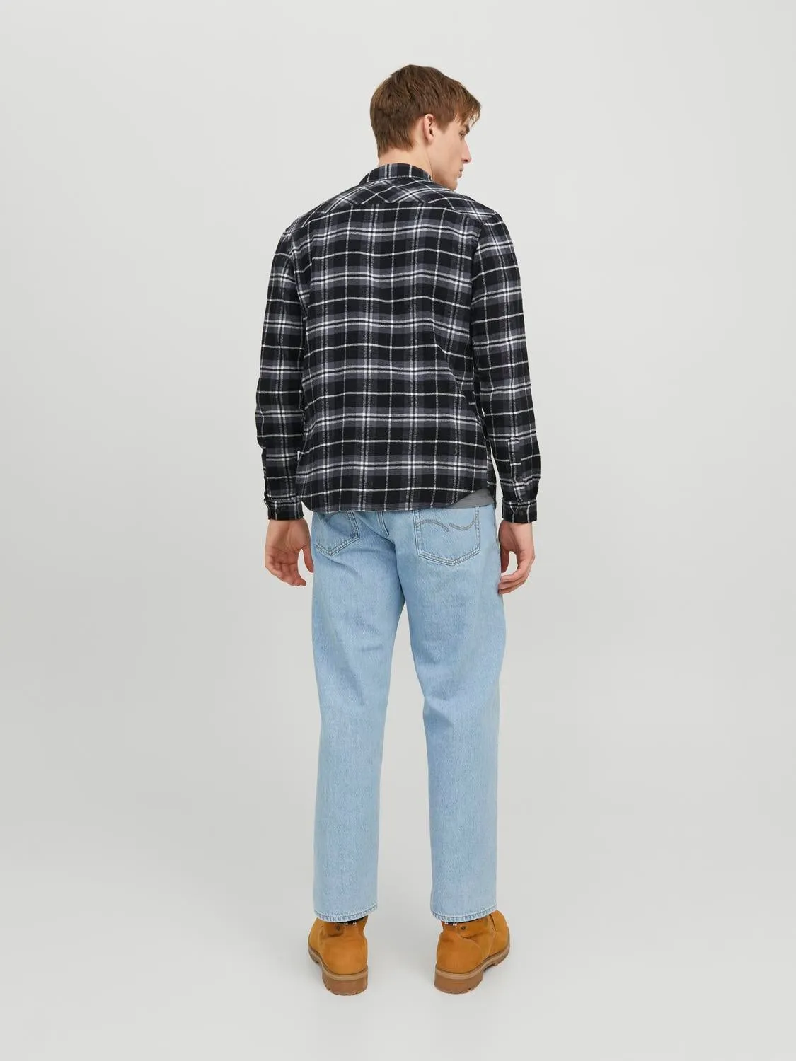 Camisa a cuadros Corte slim | Azul intermedio | Jack & Jones®