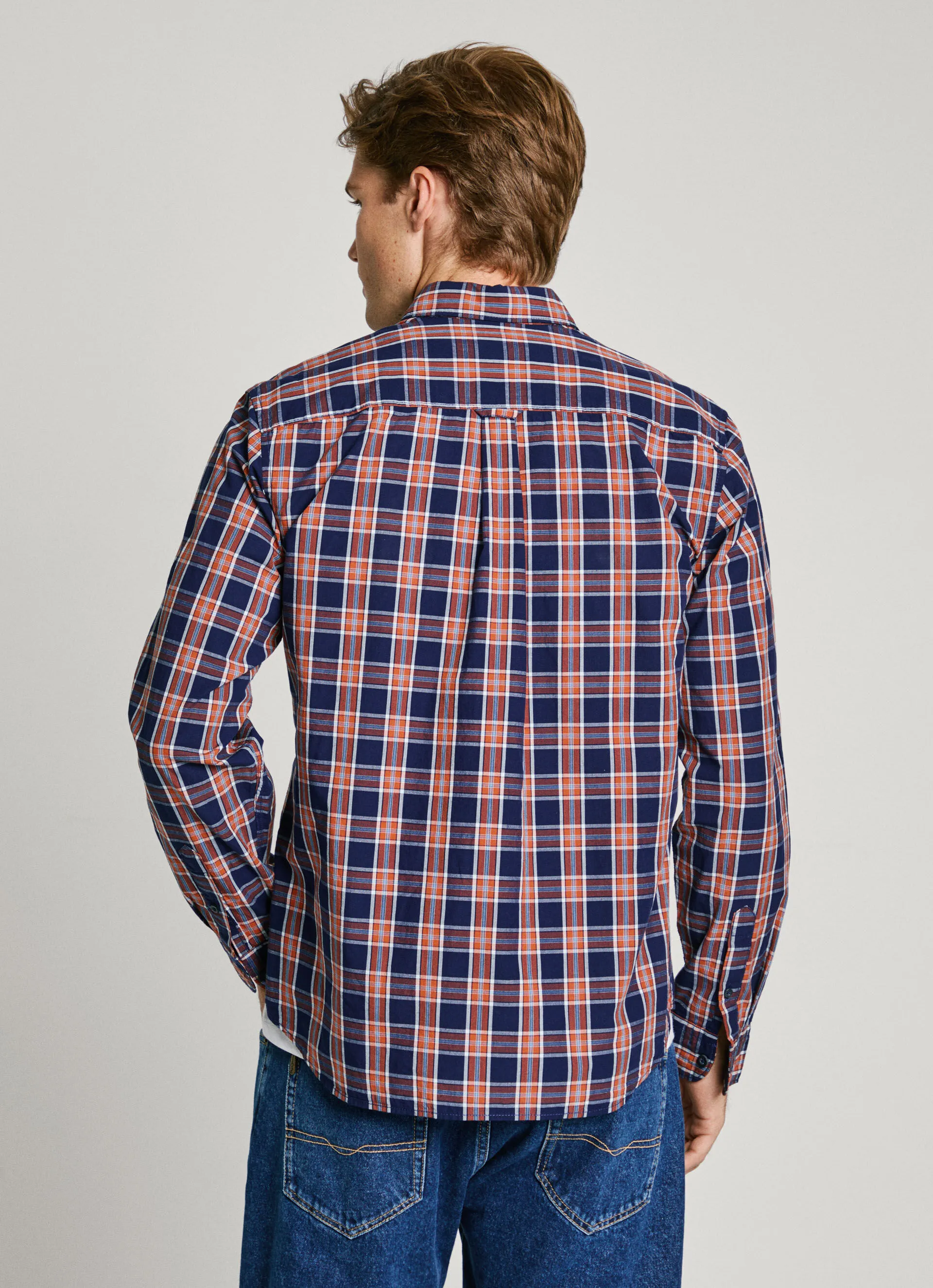 camisa cuadros fit regular