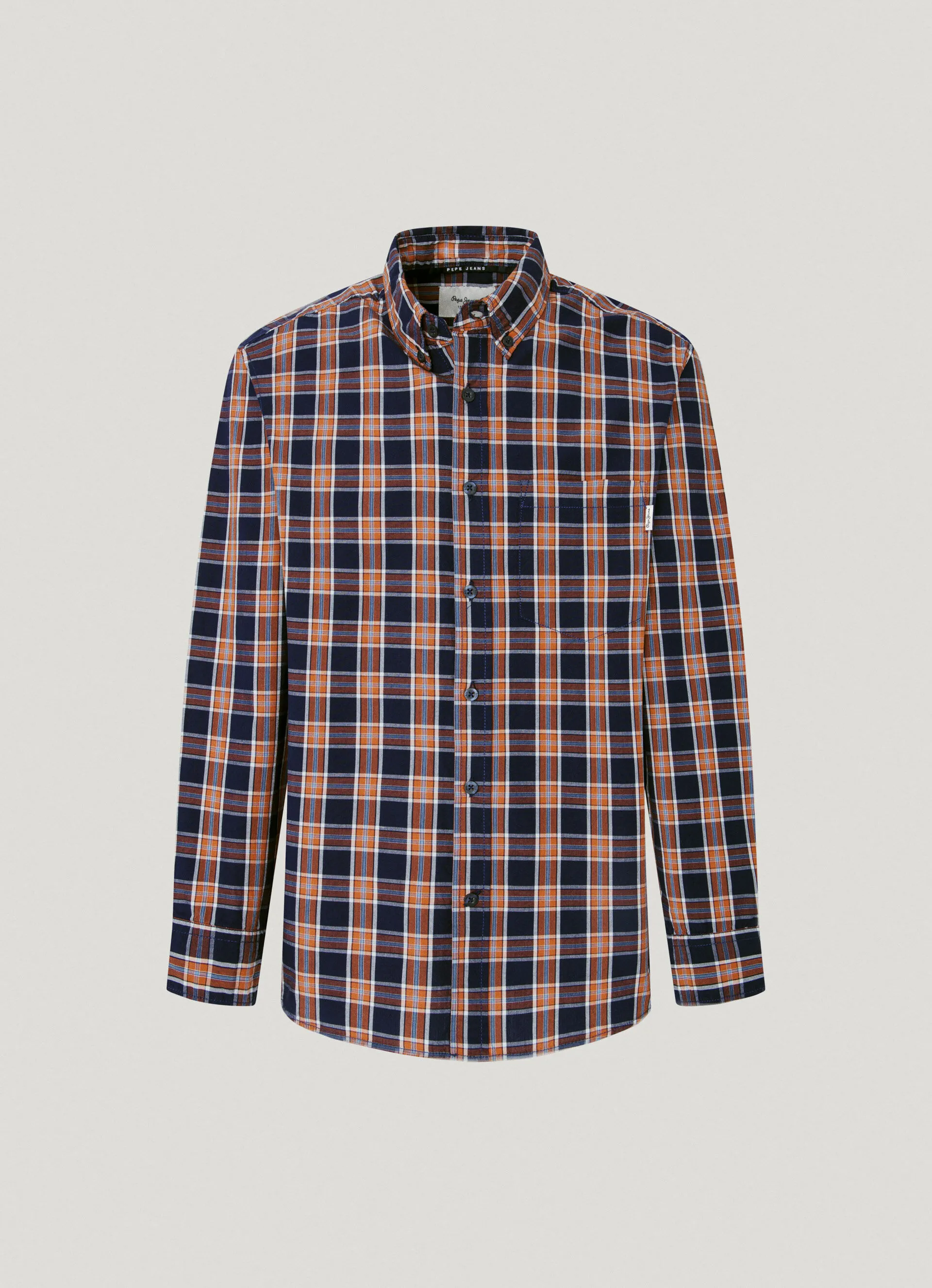 camisa cuadros fit regular