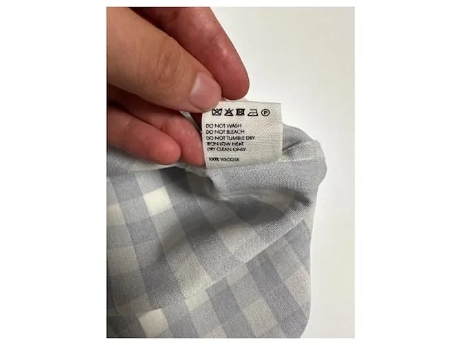 Camisa de cuadros Jacquemus Blanco Azul 