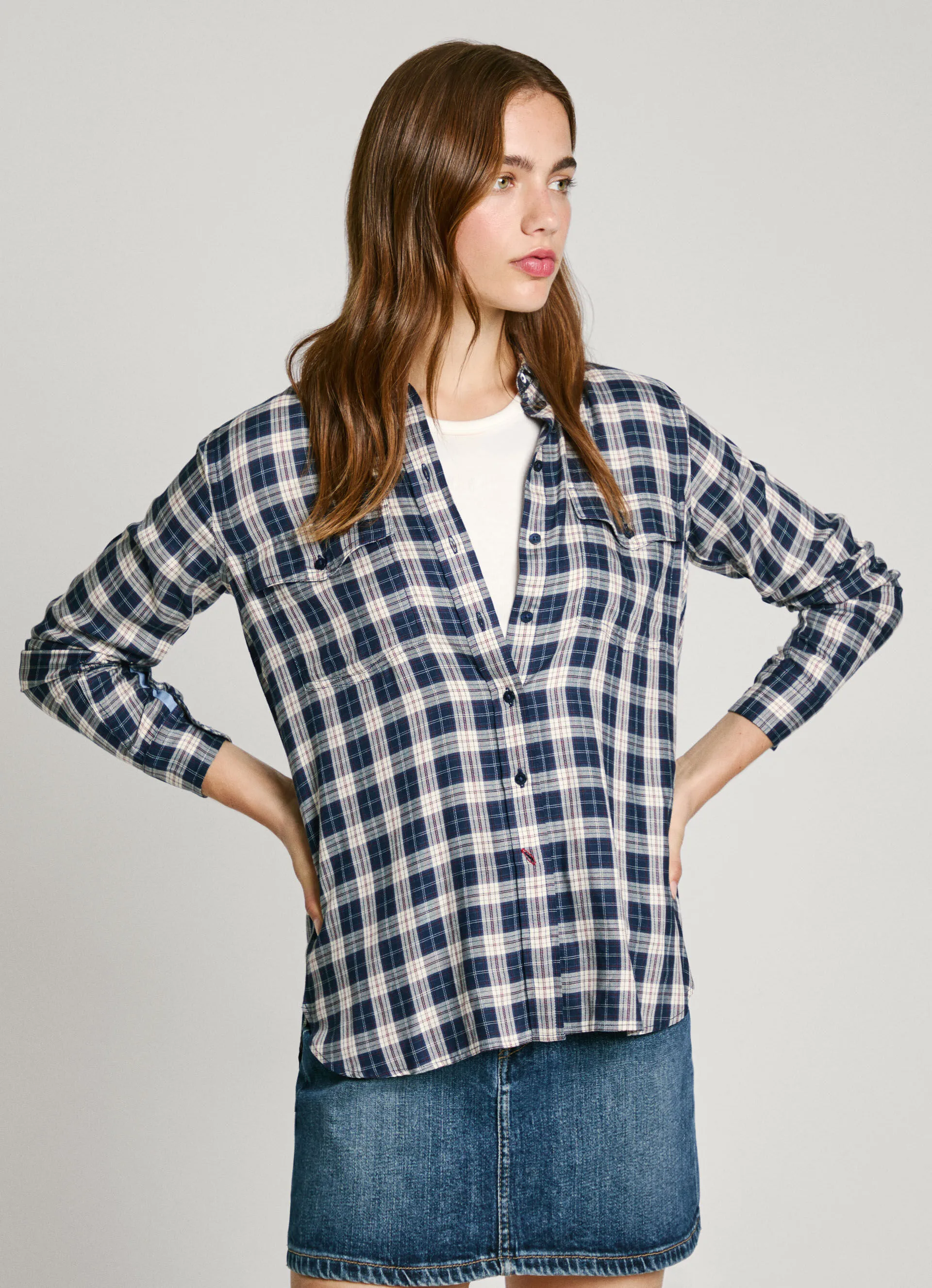camisa de cuadros