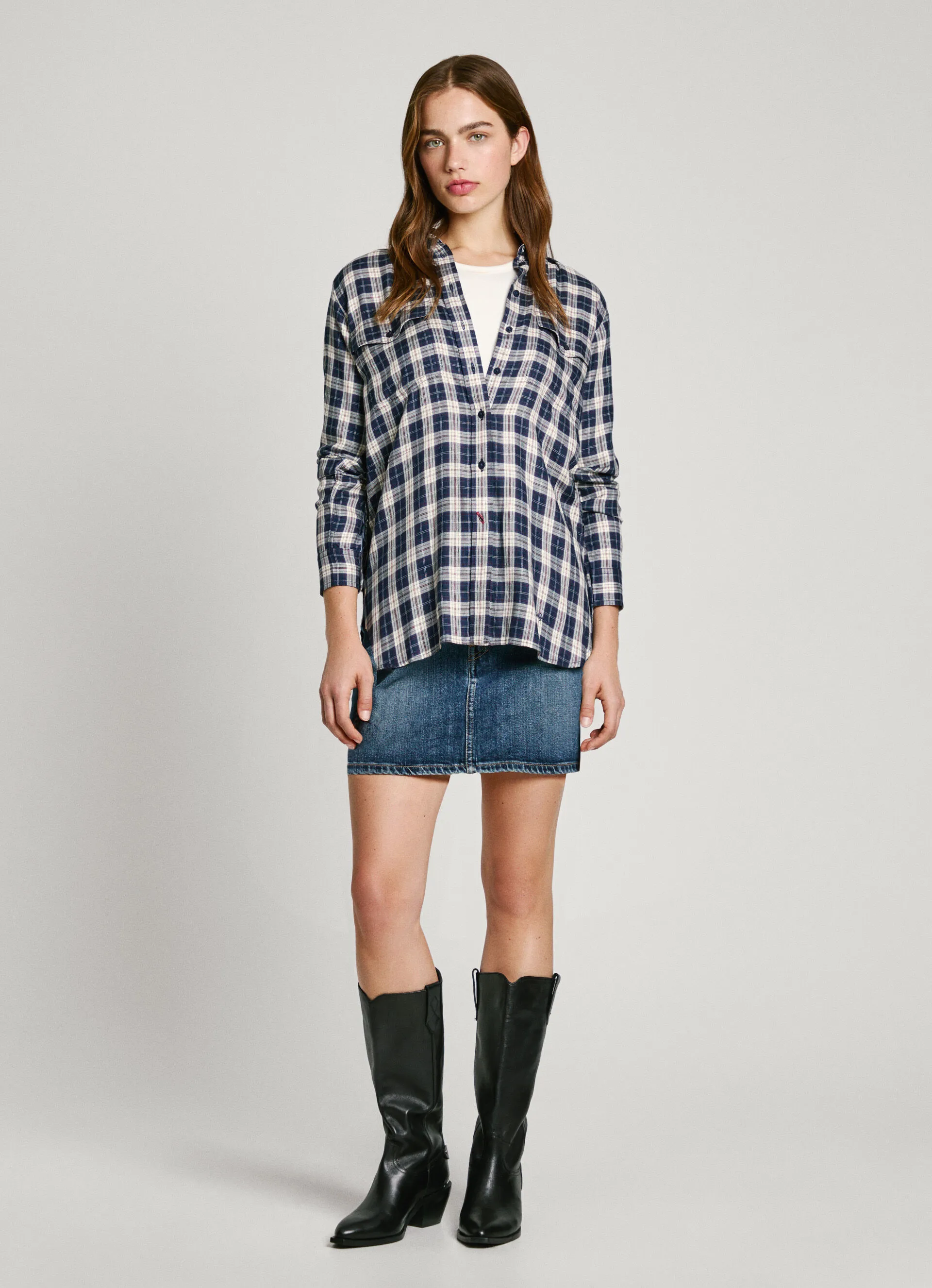camisa de cuadros