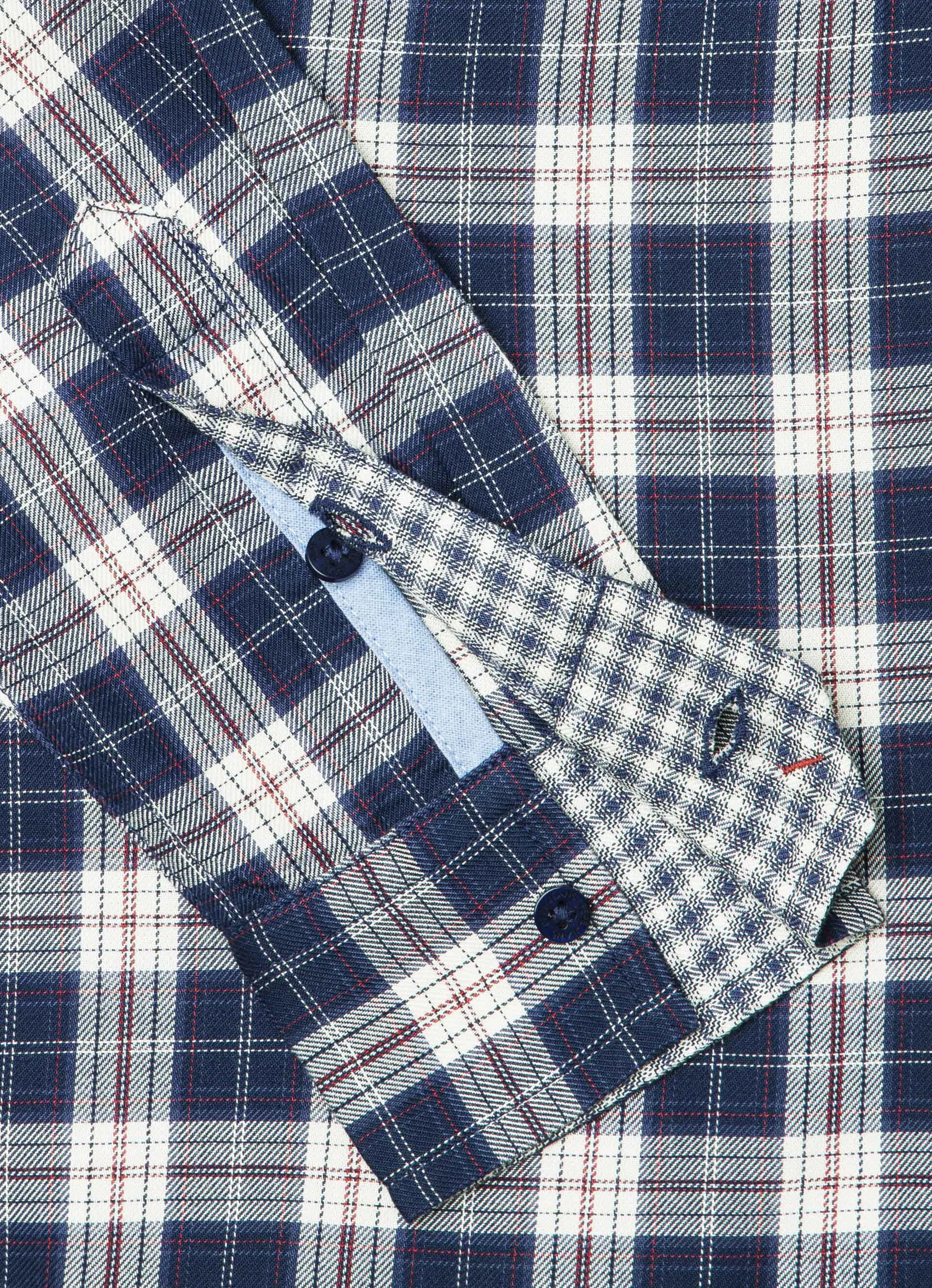 camisa de cuadros