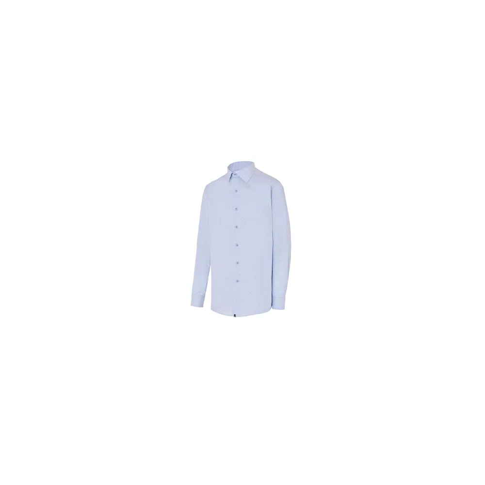 CAMISA ESTAMPADA CUELLO ITALIANO SLIM FIT HOMBRE