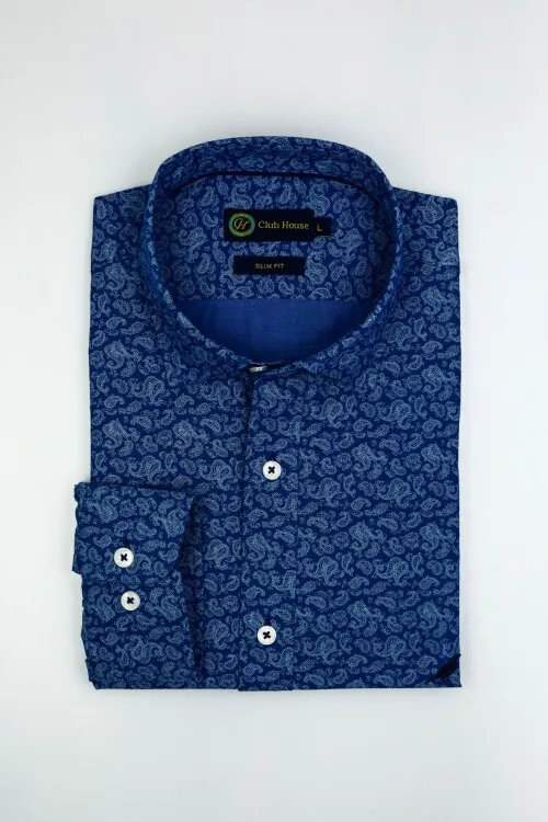 CAMISA ESTAMPADA SLIM FIT  FANTASíA