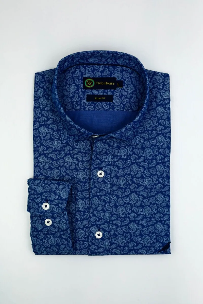 CAMISA ESTAMPADA SLIM FIT  FANTASíA