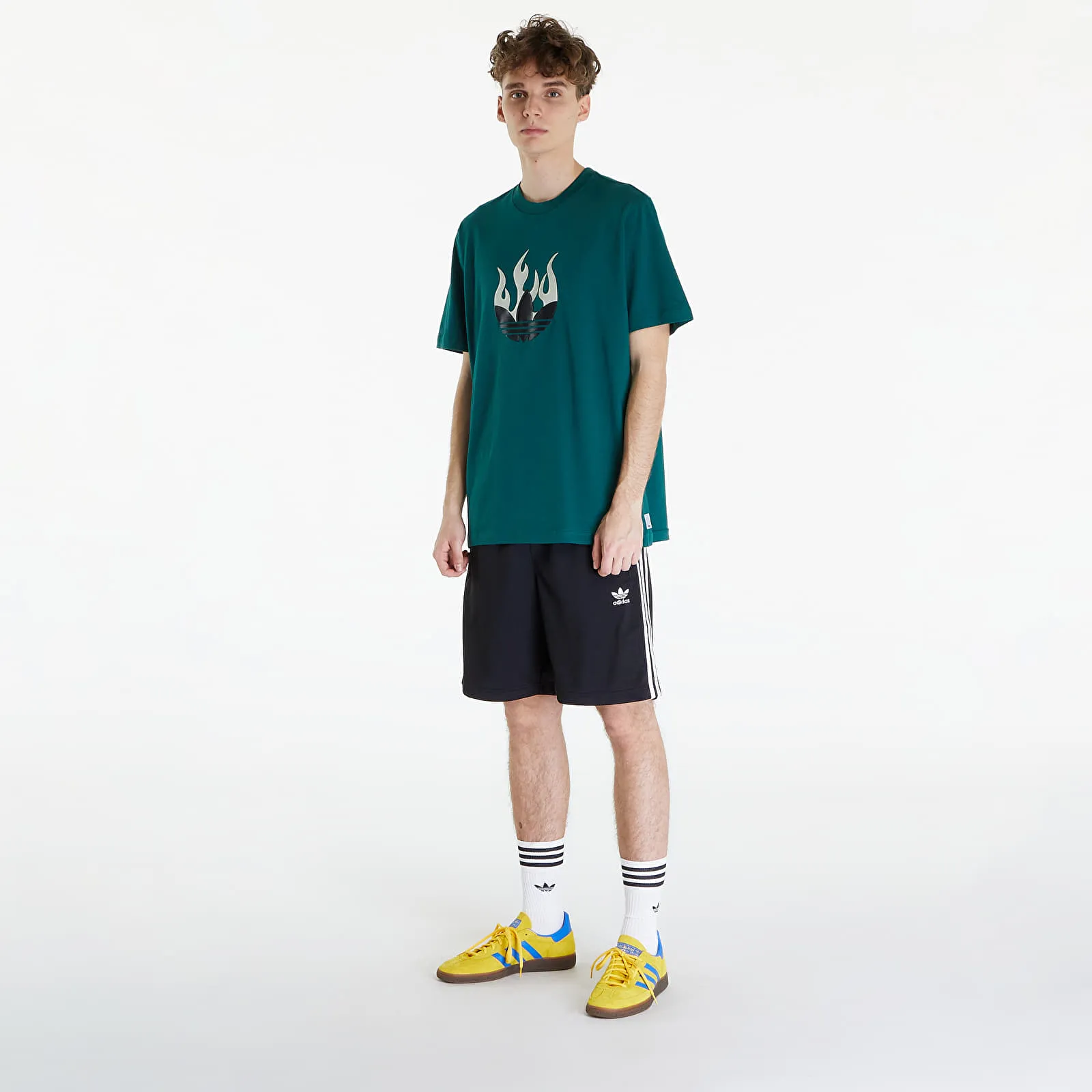 Camiseta adidas Flames Logo Tee
