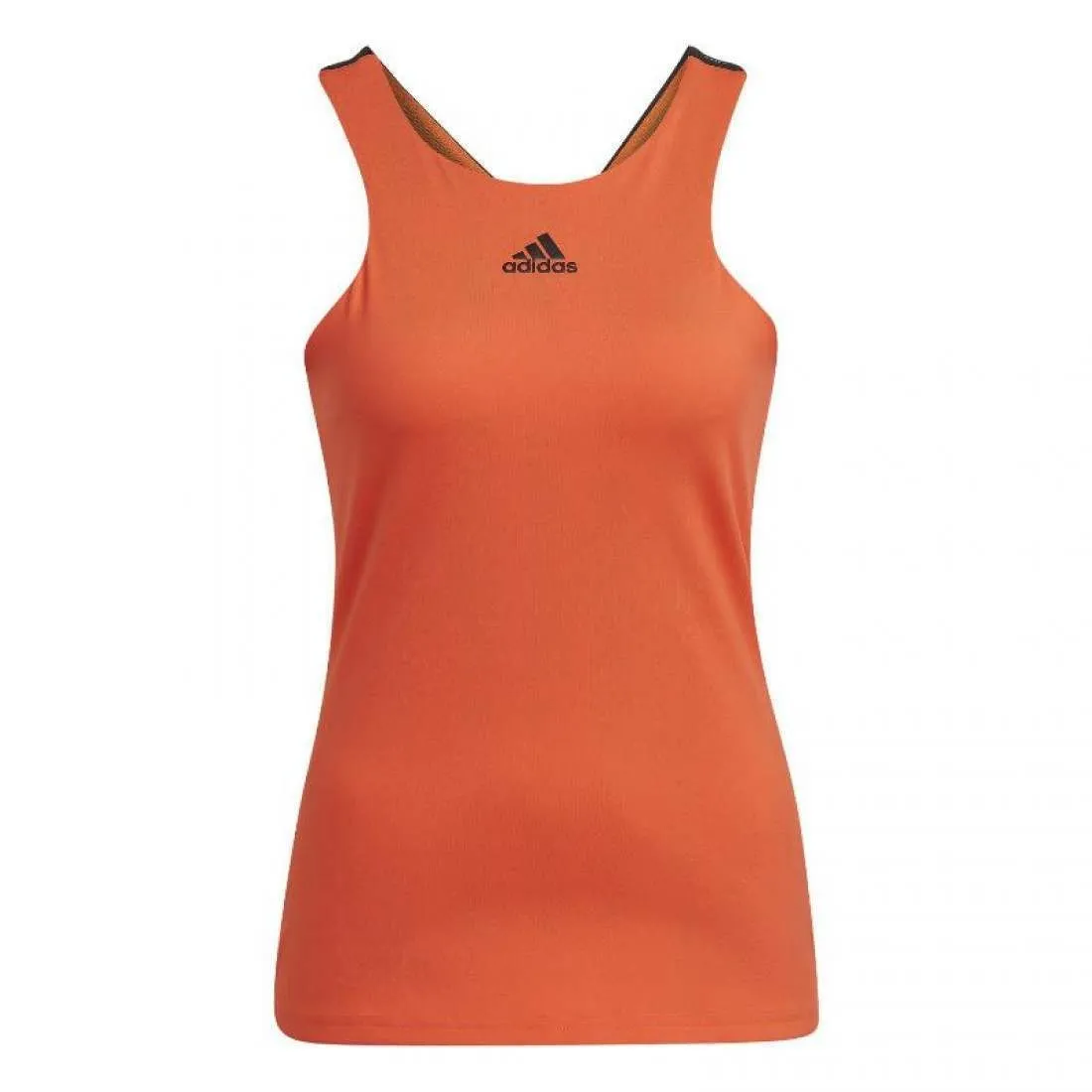 CAMISETA ADIDAS YTANK NARANJA NEGRO | ADIDAS