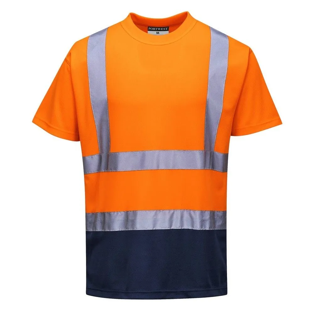Camiseta bicolor de alta visibilidad 