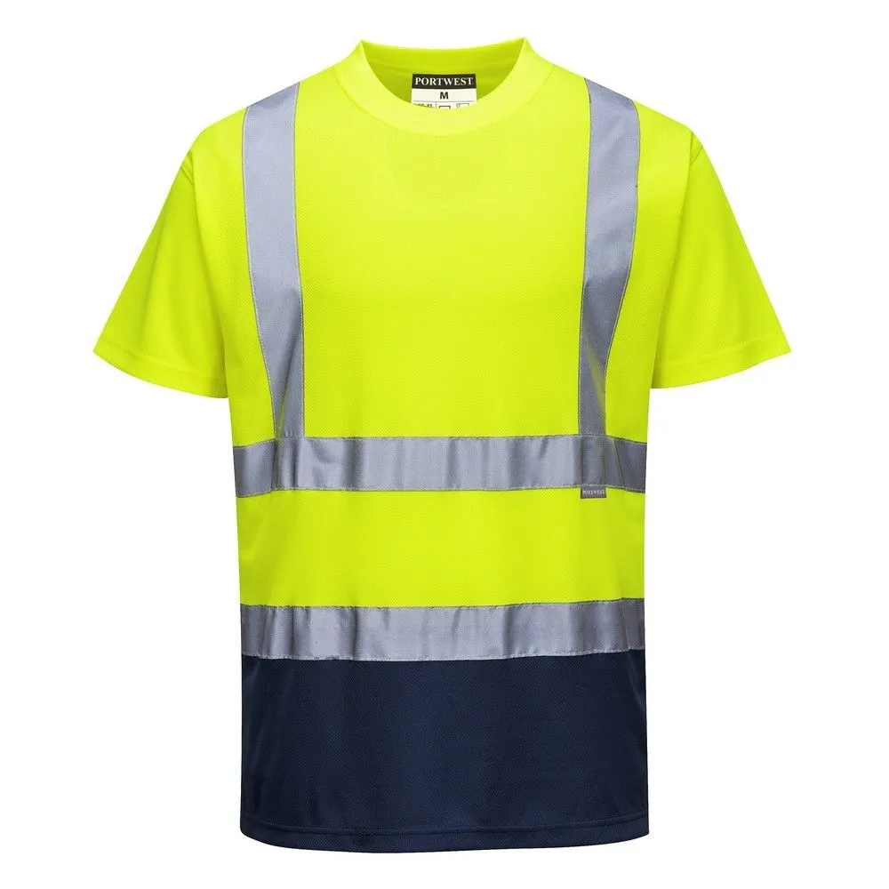 Camiseta bicolor de alta visibilidad 