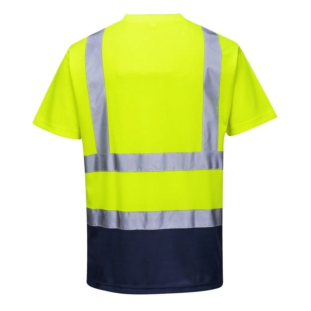 Camiseta bicolor de alta visibilidad 
