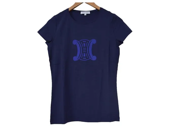 Camiseta Céline Azul Camiseta Talla M MEDIO 