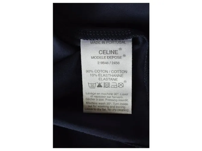 Camiseta Céline Azul Camiseta Talla M MEDIO 