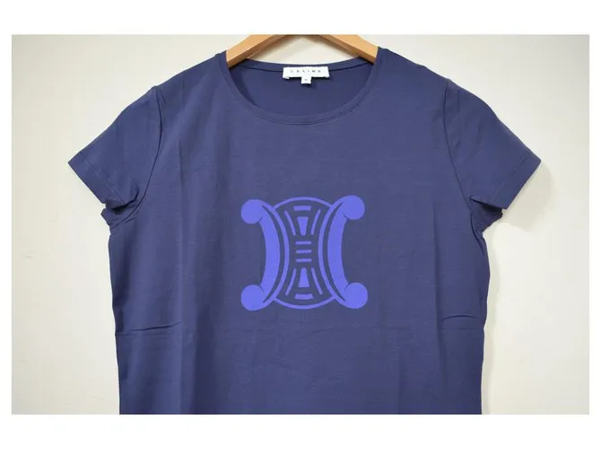 Camiseta Céline Azul Camiseta Talla M MEDIO 