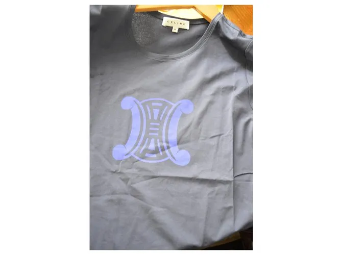 Camiseta Céline Azul Camiseta Talla M MEDIO 