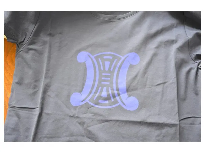 Camiseta Céline Azul Camiseta Talla M MEDIO 